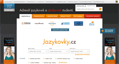 Desktop Screenshot of jazykovky.cz