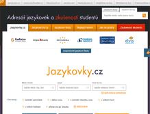 Tablet Screenshot of jazykovky.cz